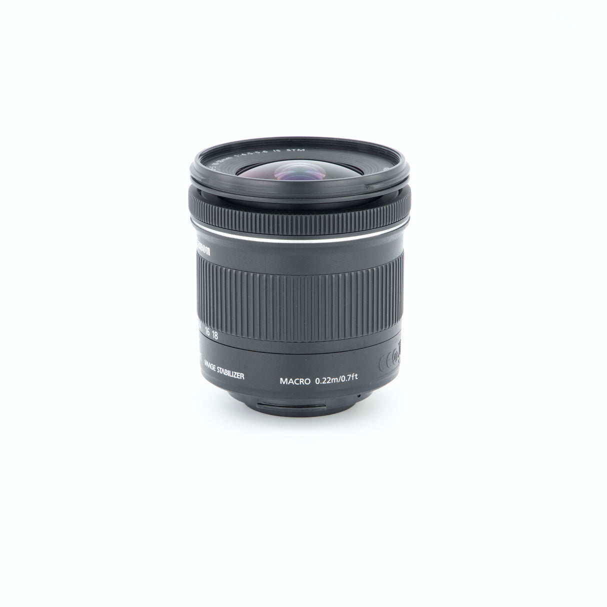 OBJECTIF Canon EF-S 10-18 mm f/4.5-5.6 IS STM