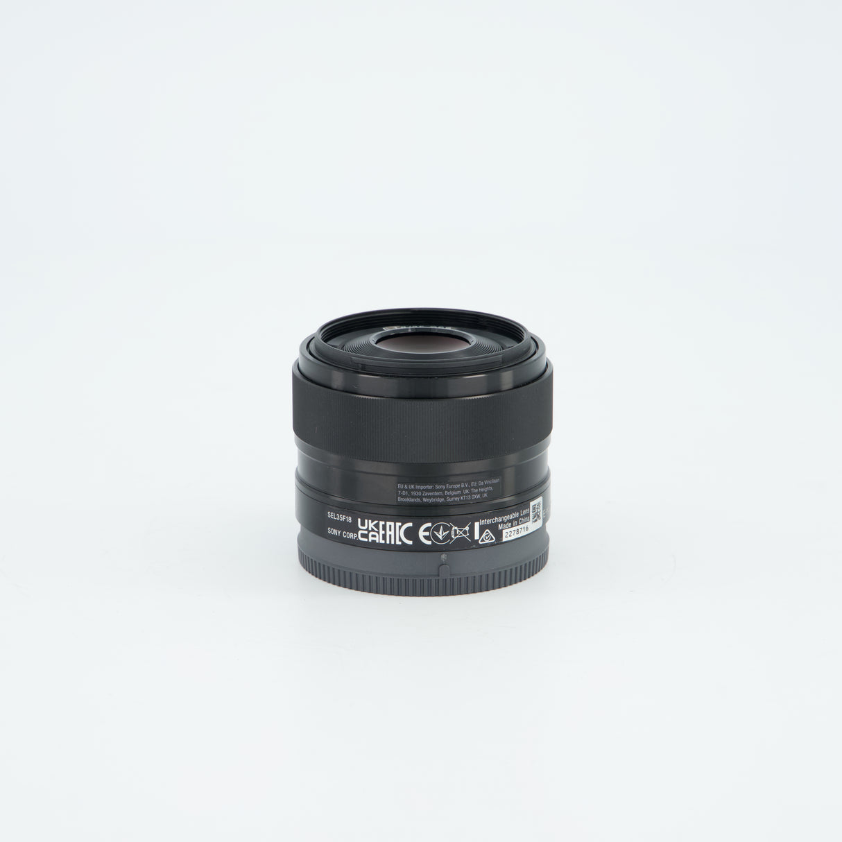 OBJECTIF Sony E 35mm f/1.8 OSS