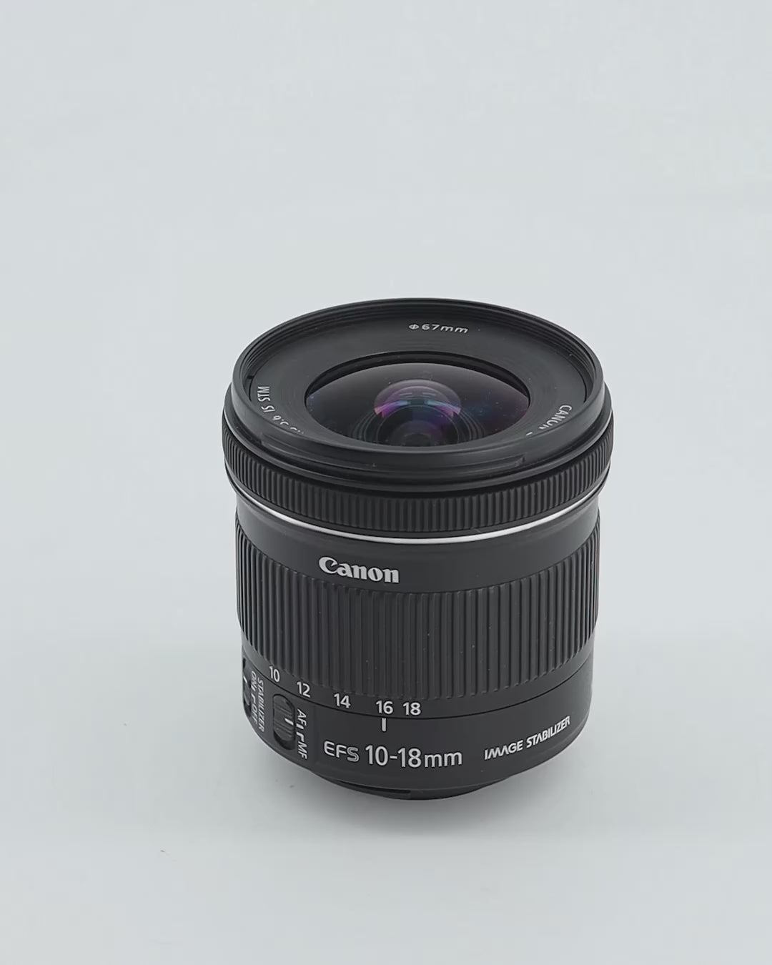 OBJECTIF Canon EF-S 10-18 mm f/4.5-5.6 IS STM