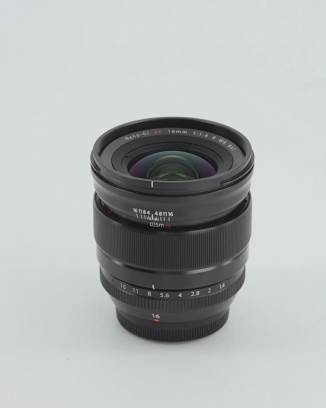OBJECTIF Fujifilm XF 16mm f/1,4 R WR