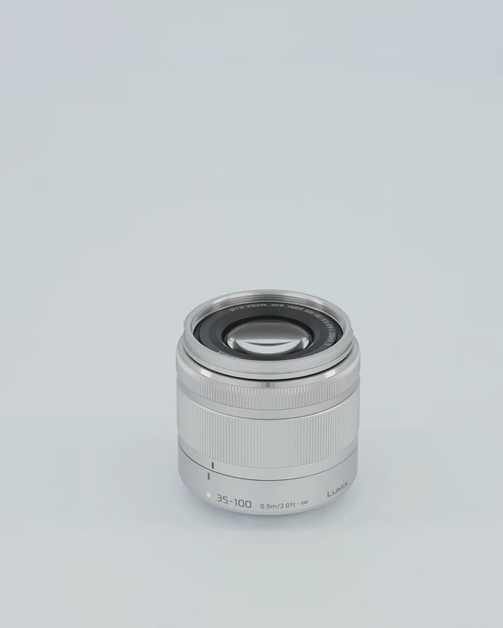 OBJECTIF PANASONIC LUMIX 35-100 mm f/4-5.6 ASPH O.I.S. Argent